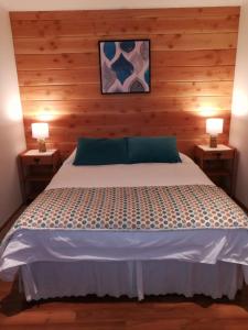 Torres Del Sur Cabañas & Hostal客房内的一张或多张床位