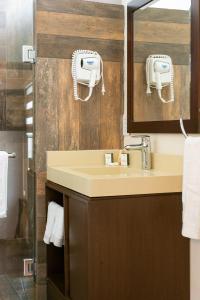 科尔多瓦Hotel Posada XR的一间带水槽和镜子的浴室