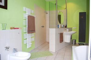 Ferienloft Chemnitz的一间浴室