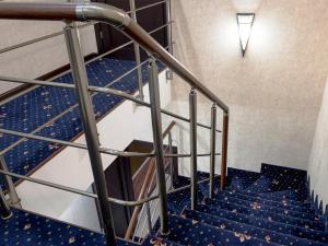 敖德萨ArcadiaSky的蓝色楼梯的建筑中的楼梯