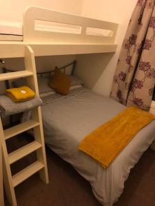 约克The Leeman Rose的一间卧室配有一张双层床和梯子
