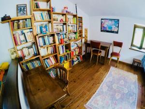 Perosa ArgentinaViviMontagna Katherina的书架上书架的房间