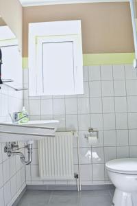 本讷肯施泰因布拉柯佩尔 - 戴彭逊茵赫茨公寓式酒店的一间带水槽和卫生间的浴室