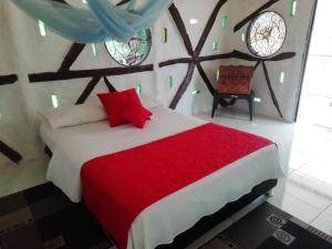 Payande - Tatacoa客房内的一张或多张床位