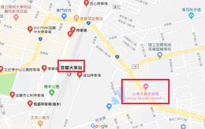 宜兰市山啄木青年旅馆的涩谷市红点地图