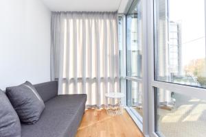 Apartamentai prie jūros Elija的休息区