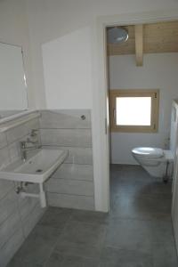 CourtedouxL'hôtât di loup的一间带水槽和卫生间的浴室