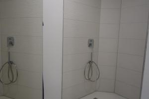汉堡Kastanienallee 7的一间带两个软管淋浴的浴室