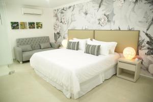 HOTEL HABANA REAL客房内的一张或多张床位