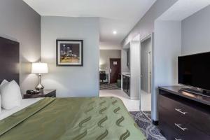 夏洛特派恩维尔品质酒店客房内的一张或多张床位