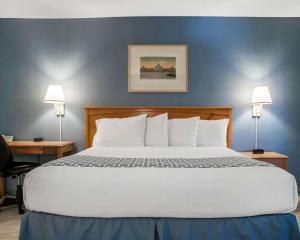 南水牛城伊克诺旅馆酒店客房内的一张或多张床位