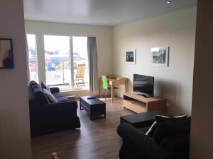 Downtown Reykjavík Apartments的休息区