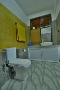 康提Victoria House by Srilanka Tripper的一间带卫生间和水槽的浴室