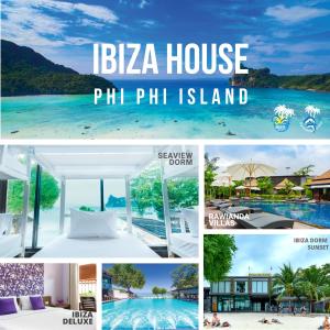 皮皮岛Ibiza Phi Phi的一张照片拼合在一起的伊比萨之家ph岛