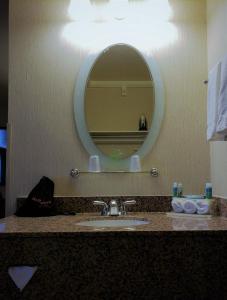 科尔特斯科尔特斯梅萨维德智选假日酒店的一间带水槽和镜子的浴室