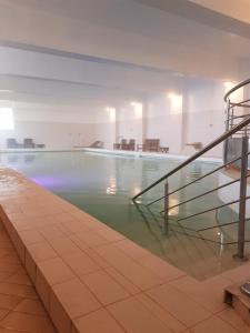 伯伊莱海尔库拉内多莫格莱酒店的一座带楼梯的游泳池