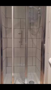 HollingwoodThe Loft的浴室里设有玻璃门淋浴