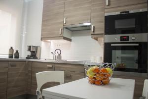 Apartamento céntrico y tranquilo en Santiago de Compostela的厨房或小厨房