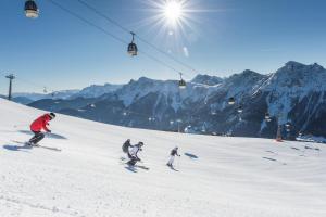 在公寓或周边滑雪