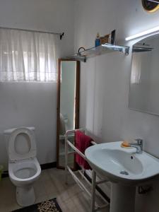BeddegamaFlorence Cottage的一间带卫生间和水槽的浴室