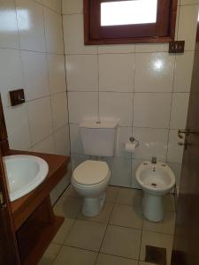 Un Lugar Hotel Cabañas的一间浴室