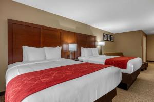 Comfort Suites Pelham Hoover I-65客房内的一张或多张床位