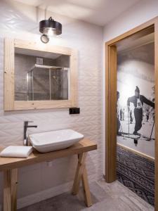 Villa Górska Ski & Bike的一间浴室