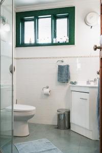 麦克拉伦谷胡椒住宿加早餐旅馆的一间带卫生间、水槽和窗户的浴室