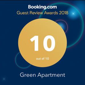 Green Apartment的证书、奖牌、标识或其他文件