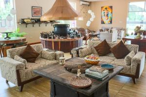 HOTEL BOUTIQUE EL RANCHO OLIVO的休息区