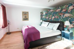 Villa Maxglan客房内的一张或多张床位