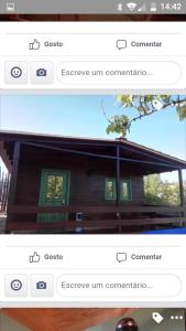 托里什韦德拉什CABANA DO SOL的一张网站的屏幕,上面有房子的照片