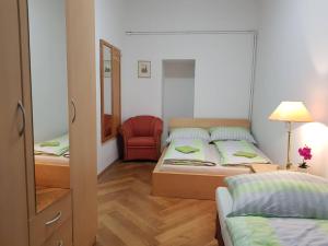 Ferienwohnung Schloessel 26/16客房内的一张或多张床位