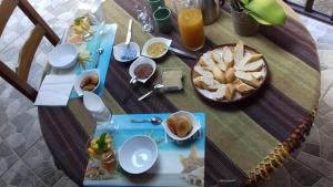Ferme Lebon Papillon le chalet kayamb提供给客人的早餐选择
