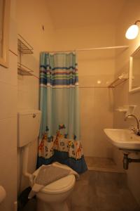 帕罗奇亚茉莉花酒店的一间带卫生间和水槽的浴室