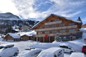 冬天的Chemihüttli Apartments Axalp