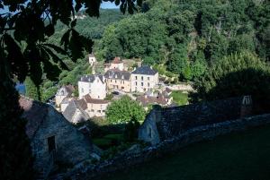 La Source, Beynac, Dordogne鸟瞰图