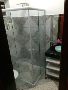 Aconchego e conforto em Joanópolis的一间浴室