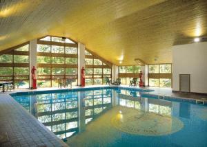 温德米尔Tiggywinkle Beck Lodge的大型建筑中的大型游泳池