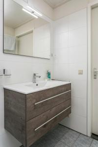 赫劳Quo Vadis的一间带水槽和镜子的浴室
