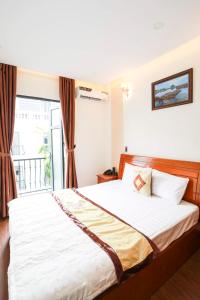 Khách sạn Triều Dâng客房内的一张或多张床位