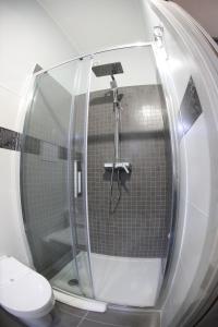 雷焦卡拉布里亚La casa di Luce的带淋浴和卫生间的浴室