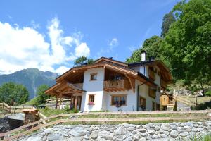 GiustinoAgriturismo Dalla Natura la Salute的山丘上带阳台的房子