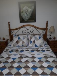La Terraza-Rubielos de Mora客房内的一张或多张床位