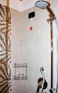 洛尼戈圣马可住宿加早餐旅馆的浴室里设有红色球淋浴