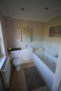 Rodel1bayhead Lingerbay的带浴缸、卫生间和盥洗盆的浴室