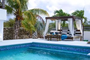 Villa Hakuna Matata Bonaire - Pool & Sea View内部或周边的泳池