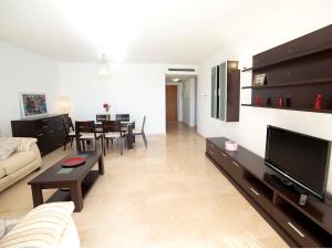 维耶亚高原Apartment Altea La Nova-7 by Interhome的带沙发和电视的客厅