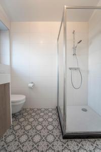 赞德沃特New Point的带淋浴和卫生间的浴室