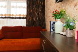 VIP Apartmens on Kharkovskaya neer Lavina的休息区